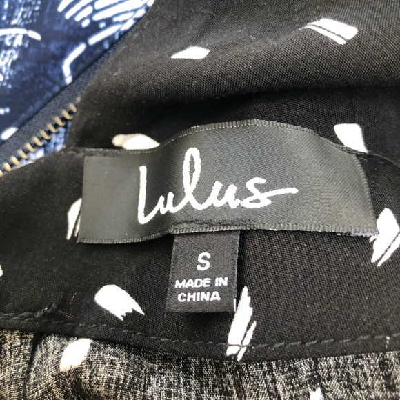 Lulus Fine Print Backless Jumpsuit- Flutter Sleeve - Picture 6 of 6